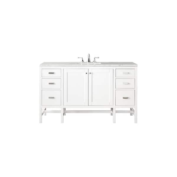 James Martin Vanities Addison 60" Single Vanity, Glossy White Bed Bath & Beyond 32911790